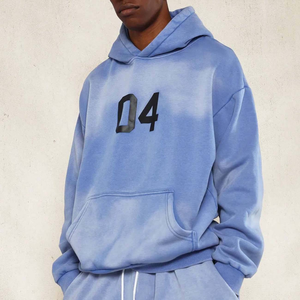 Sudaderas con capucha funcionales y conjunto corto 100 por ciento de algodón Ropa de entrenamiento para hombres Pakistán Hecho de dos piezas Logotipo personalizado Ropa de gimnasio - Product Image 3