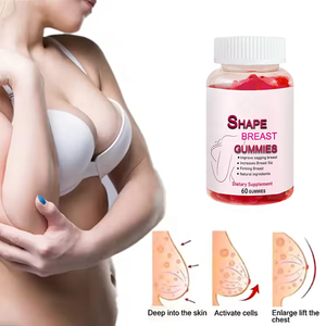 Gomitas para Aumento <span class=keywords><strong>de</strong></span> Senos <span class=keywords><strong>de</strong></span> Marca Privada, Suplemento Vegano para Levantar y Agrandar <span class=keywords><strong>los</strong></span> Glúteos con Extracto <span class=keywords><strong>de</strong></span> Maca y Fenogreco, OEM - Product Image 1