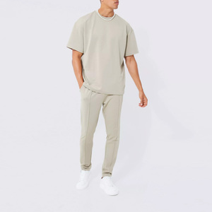 Ensemble de survêtement d'été pour homme MESS SPORTS, taille plus, deux pièces - Respirant et à séchage rapide, 100% polyester, personnalisable - Product Image 1