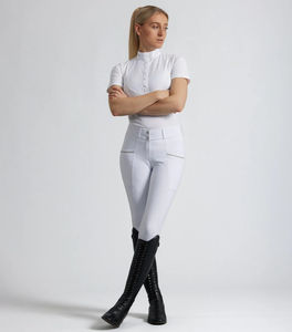 Pantalones de Equitación para Mujer, Ajustados, Cómodos, Transpirables, Ligeros, Duraderos y Elegantes, para Entrenamiento y Exhibición - Product Image 1