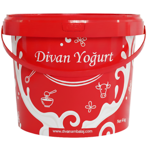 DYK4377 4.3L Disposable Luxury Yogurt <b>Tub</b> Tough Plastic Packaging - Product Image 1