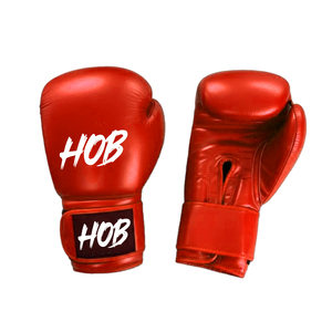 Guantes de Boxeo Negros de Alta Calidad con Logotipo Personalizado, Cuero Vacuno Genuino, Cierre de Gancho y Bucle Antideslizante, Guantes de Entrenamiento - Product Image 2