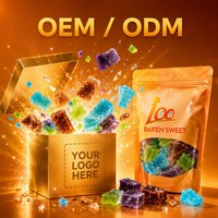 Bonbons durs en cristal en gros, saveurs de fruits assorties (Pomme, Myrtille, Raisin, Cola) OEM ODM