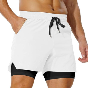 Men's Gym Workouts Quick-Dry Plus Size Shorts High Quality Custom Designed Zipper Pocket Blank 100% Cotton Casual Style - Product Image 6