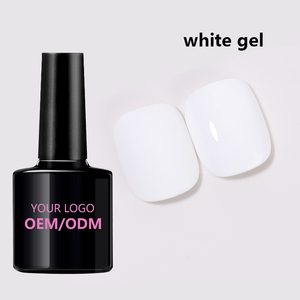 Nail Art Designs Color Gel Polish Inodoro Semipermanente Gel Proveedor Pretty Very Black And White Nails Gel Polish Set - Product Image 4
