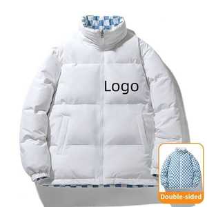 Chaqueta acolchada ligera empacable para hombre, chaqueta de invierno a prueba de viento con aislamiento reciclado - Product Image 2