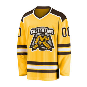 Maillot de hockey professionnel personnalisé de haute qualité Technique de sublimation de vêtements de sport de hockey sur glace en gros - Product Image 2