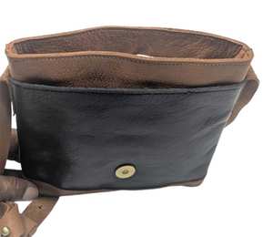 Sac à bandoulière en cuir à la mode et durable Design multifonctionnel décontracté compact avec fermeture à glissière Portable pour hommes femmes - Product Image 6