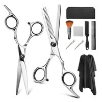 Nouveau Kit de ciseaux de coiffeur de coiffure à usage domestique 4 pièces ciseaux de coupe de cheveux ensemble de coupe de cheveux de coiffeur