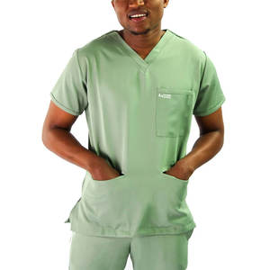 ชุดขัดผิวสำหรับผู้ชายวัสดุระบายอากาศสำหรับฤดูร้อนชุดสครับผลิตจากผ้าฝ้ายตามสั่ง - Product Image 3