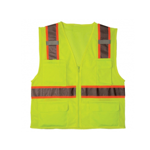 Chaleco de construcción de alta visibilidad personalizable con función de malla reflectante a prueba de agua Visibilidad mejorada Admite logotipo personalizable - Product Image 1