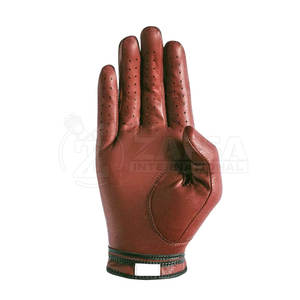 Venta al por mayor de guantes de golf de cuero genuino suave Premium con logotipo personalizado equipo de entrenamiento transpirable para deportes - Product Image 6