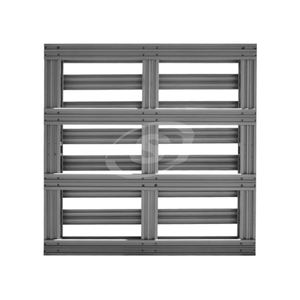 SEJIN personnalisé palette galvanisée fer acier métal robuste logistique durable en gros simple face palette 4 voies - Product Image 3