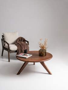 Mesa de Centro de Madera Diseñada para Hogares Urbanos con Diseño Compacto, Estructura de Madera Resistente y Acabado Elegante - Product Image 3