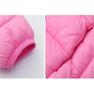 Vestes matelassées personnalisées de la meilleure qualité Vestes matelassées taille enfant avec capuche amovible Veste matelassée à impression personnalisée - Product Image 5