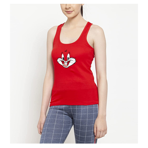 Nouvelle arrivée débardeurs pour femmes personnalisés vente à chaud couleur unie décontracté hauts d'été - Product Image 5