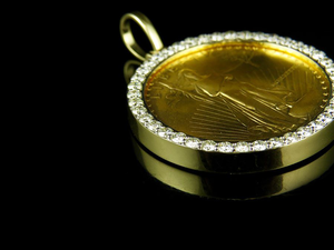 Collier de bijoux de mode Hip Hop en argent plaqué or S925 Moissanite pièce glacée pendentif personnalisé bijoux pour hommes - Product Image 3