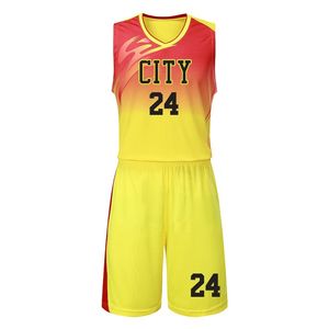 Ensemble d'uniformes de basket-ball sublimés personnalisés, maillots et shorts respirants avec broderie, options de taille plus disponibles - Product Image 6