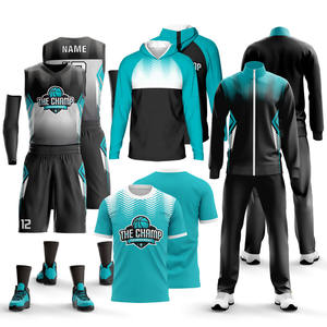 Uniforme de práctica reversible de baloncesto de talla grande transpirable personalizable, conjuntos de estilo veraniego con pantalla de nombre de equipo - Product Image 1