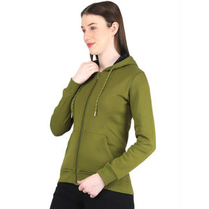 Plain Shoulder Cotton Long Sleeve Zip up <b>White</b> Crop Top <b>Women</b> <b>Hoodie</b> for Gym Clothing Casual <b>hoodi</b> for man - Product Image 6