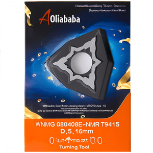 Inserto de Torneado Indexable WNMG 080408E-NMR T9415 D.5,16mm ISO con Recubrimiento MT-CVD, Paquete de 10 para Herramientas de Torneado - Product Image 2