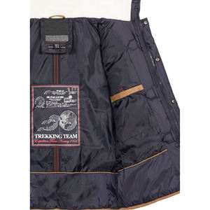 Veste parka tendance, nouvelle, classique, pour homme, lourde, avec poignets élastiques, durable, élégante, respirante, vêtement d'hiver, col montant - Product Image 5