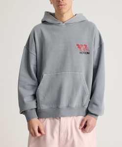 Sudadera con Capucha Extra Grande para Hombre, de Algodón/Poliéster Premium de 480 GSM, con Hombros Caídos, Bordado con Logotipo Personalizado, Venta Directa de Fábrica - Product Image 3