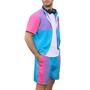 Custom Men's Winter Windbreaker <b>Jacket</b> Jogger Set 2-Piece Zipper Cotton Hooded <b>Fleece</b> <b>Lining</b> Breathable Streetwear Tracksuit - Product Image 6