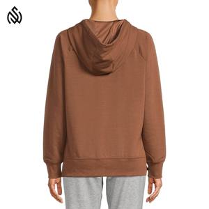 Sudadera con capucha de manga larga para mujer con diseño personalizado al mejor precio Ropa de invierno de secado rápido-Hecho de algodón MOQ bajo - Product Image 3