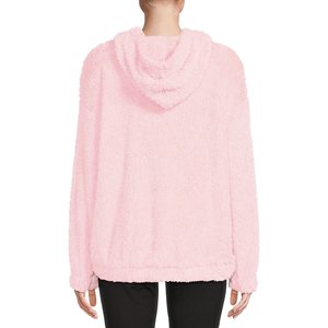 Sudadera con capucha de bloque de color para mujer, sudadera de diseño único con estética moderna y ajuste cómodo - Product Image 3