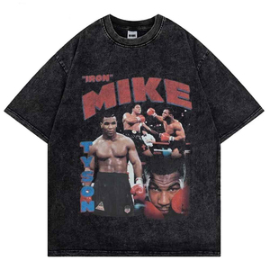 100% algodón sólido camisetas hombres mujer manga corta lavado ácido moda marca tendencia pareja Ropa Camisetas microfibra gráfico camiseta - Product Image 5