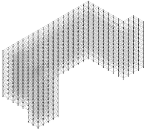 Estructura de armazón de acero para escenarios de conciertos al aire libre, tipo truss, de varias capas. - Product Image 1