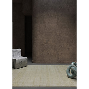 Alfombras de Lana Anudadas a Mano Erbe, Color Beige Marrón, con Medallón Rectangular, Patrones para Pasillo, Estilo Tabriz Hecho a Mano para Sala de Estar GS-1079(CS-04) - Product Image 5