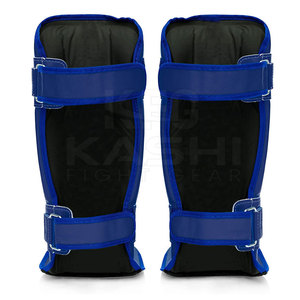 Nouvelle Arrivée : Protège-tibias d'entraînement pour Boxe et Kickboxing – Sangles Réglables, Légers, en Cuir PU, Protection Antidérapante pour les Arts Martiaux - Product Image 2