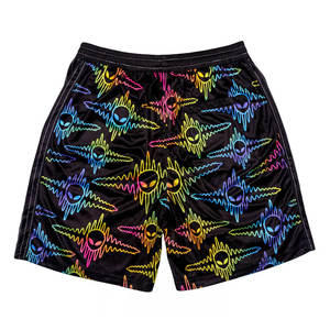 Wholesale Men's High Street Single <b>Layer</b> Mesh Shorts Front Sublimation Printed 100% Polyester Custom Eco-Friendly Breathable - Product Image 3