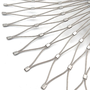 Maille de treillis en fil d'acier inoxydable flexible 7x7 7x19 pour mur végétal et support de plantes grimpantes - Product Image 6