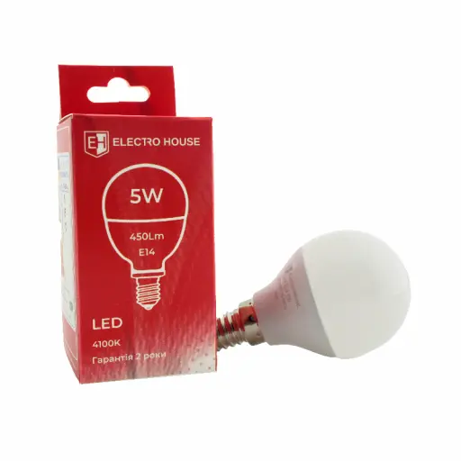 LED Bulb 5W P45 LED Light Bulb E14 E27 Indoor Lighting Energy Saving Wholesale 2 Years Warranty 220V