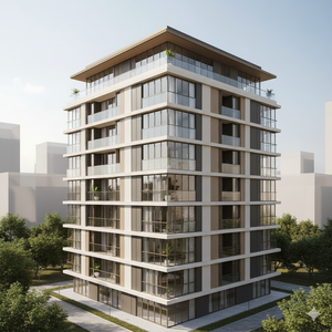 Armoire de cuisine personnalisée JY Project pour la décoration d'appartement, armoire RTA, îlot de cuisine avec éclairage LED, armoires de cuisine en bois - Product Image 1