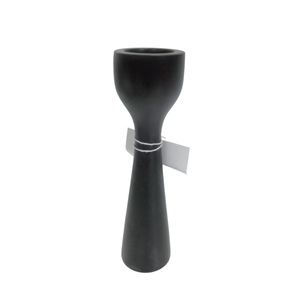 Nouveau bougeoir en forme de métal décoratif avec support en T finition PC noir pour la décoration de la maison Cestomized - Product Image 1