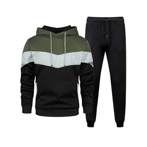 Nouveau survêtement polaire survêtement pour hommes survêtement en coton personnalisé uni lourd hommes - Product Image 1