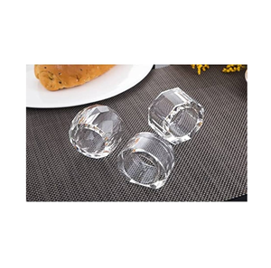 Ronds de serviette en acrylique Décoration de table pour le dîner de mariage Noël et la maison et la table à manger - Product Image 3