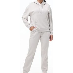 ชุดวอร์มมีฮู้ดพิมพ์โลโก้ตามสั่ง ระบายอากาศได้ดี สำหรับฤดูหนาว ไซส์พลัส ผลิตจากโพลีเอสเตอร์/คอตตอน สำหรับผู้หญิง พร้อมบริการปรับแต่งแบบเต็มรูปแบบ - Product Image 3