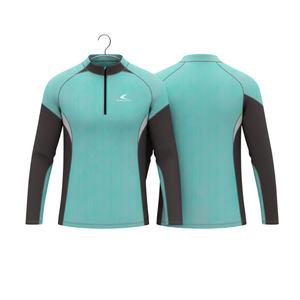 Retro Custom 1/4 Quarter Zip Hombres Gaelic Wear GAA Hurling Halfzip Top Midlayer LGFA Top - Product Image 4