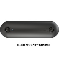 Contador de Personas 3D COMPTIPIX FLAT BLACK 2 HIGH MOUNT, Fabricado en Francia, para Comercios, Museos y Edificios Inteligentes, IoT, Aeropuertos y Estaciones