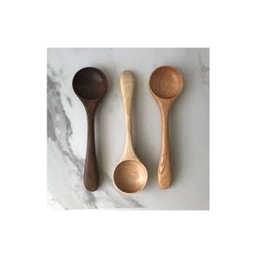 Juego de 3 Cucharas de Madera Natural de Calidad, Portátiles, Creativas, Retro, para Cocina, Regalos Empresariales, Aptas para Lavavajillas - Product Image 1