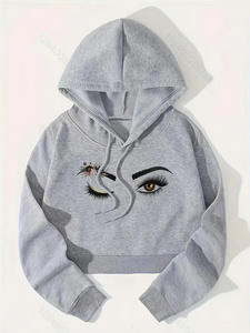 Venta caliente de manga larga Mujer Sudaderas con capucha y sudaderas con capucha en la mejor calidad de material Mujer Sudaderas con capucha y sudaderas - Product Image 6