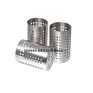 Juego de 2 soportes para cubiertos de madera y hierro de diseño maravilloso de Indian Metal World - Product Image 5