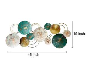 Décoration murale en métal, art mural en fer, décoration murale pour la maison, parfait pour le salon, multicolore - Product Image 3