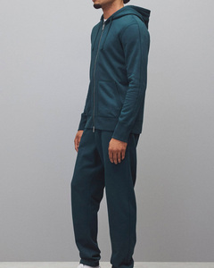 À la mode nouveau Style urbain réglable à capuche fermeture éclair pull à capuche pour hommes classique doux confortable moderne Fit hommes veste - Product Image 3