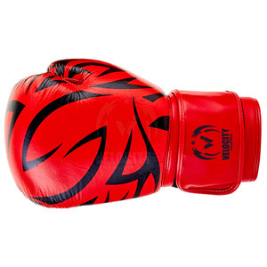 Gants de boxe de haute qualité personnalisés avec logo imprimé Gants d'entraînement en cuir à bas prix Petite quantité minimale de commande en stock - Product Image 4